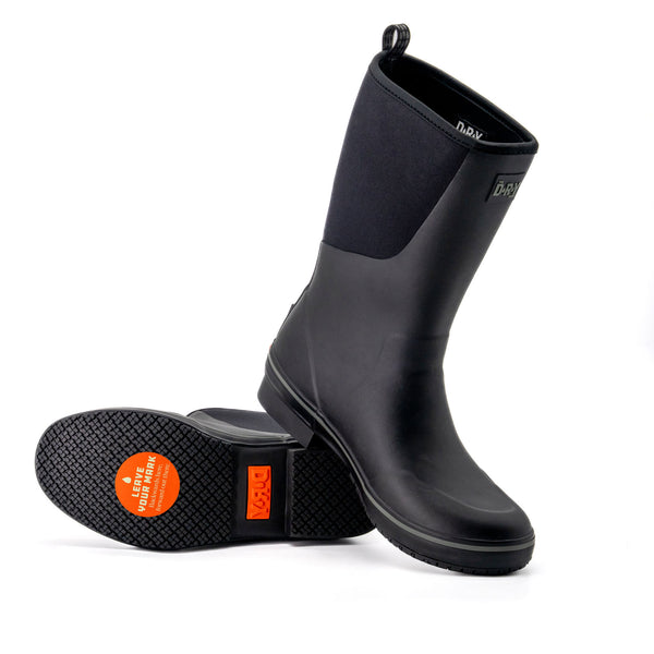 Pitch black 12 in Deck Boots